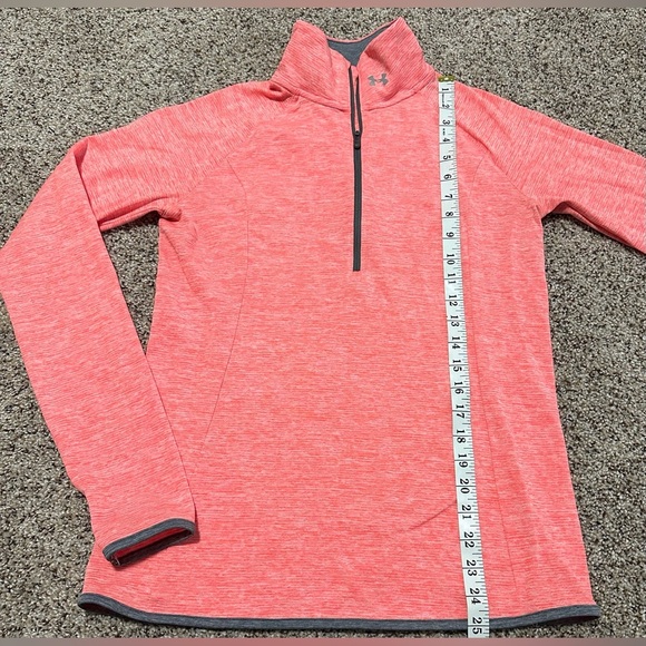 🧡 Under Armour HeatGear 1/4 Zip Pullover - Orange 🧡 - Picture 9 of 15